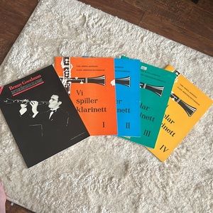 5 Clarinet Music Books